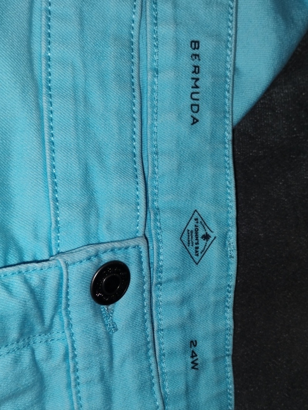 Women’s Jean Burmuda Shorts- Turquoise Blue